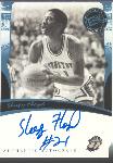 2006-07 Press Pass Legends Bskt.- Signatures- Sleepy Floyd, Georgetown