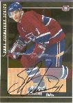 2000-01 BAP Signature Series Hockey- Autographs Gold- #163 Saku Koivu, Canadiens