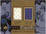 2001-02 Upper Deck Legends Hockey- Legends Jerseys- #TT-ST Billy Smith(Islanders)/ Bryan Trottier(Islanders)