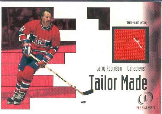 2002 Fleer Legacy Hockey- "Tailor Made"- Larry Robinson, Canadiens