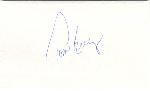 Kirby Puckett and Tom Kelly Autographs on 3x5 Card