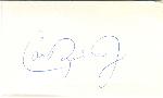 Cal Ripken, Jr. Autographed 3x5 Card