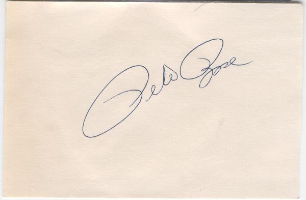 Pete Rose Autographed 4x6 Card