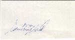 Sammy Sosa Autographed 3x5 Card