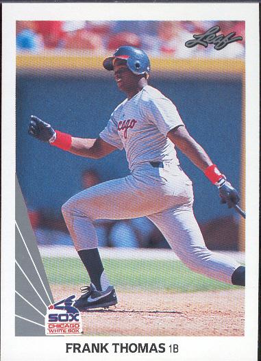 1990 Leaf Bsbl. #300 Frank Thomas RC