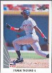 1990 Leaf Bsbl. #300 Frank Thomas RC
