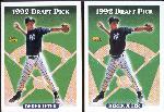 1993 Topps Bsbl. #98 Derek Jeter RC’s- 2 Diff. Cards