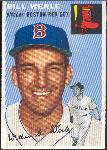 1954 T Bb- #144 B.Werle, Red Sox