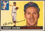 1955 T Bb- #178 Bobby Adams, Reds