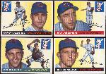 1955 T Bb- 4 Diff. Cinc Reds