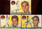 1955 T Bb- 3 Diff. Cleve. Indians