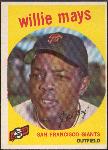 1959 T Bb- #50 Willie Mays