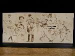 19?? Super Stars of Baseball Fold-Out 26-3/4 x 11-1/4 Player Panaramas- 10 Items