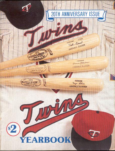 1981 Minnesota Twins Baseball Yearbook