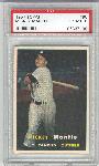 1957 Topps Baseball- #95 Mickey Mantle- PSA Ex-Mt 6 