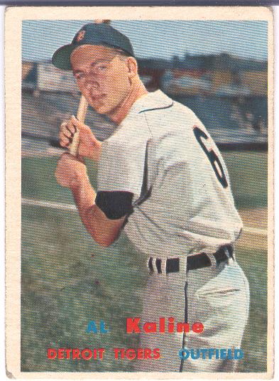 1957 T Bb- #125 Al Kaline