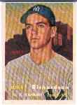 1957 T Bb- #286 Bobby Richardson RC