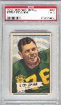 1952 Bowman Football Small- #40 Steve Dowden, Baylor(Green Bay Packers)- PSA Ex 5 