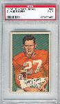 1952 Bowman Football Small- #41 Claude Hipps, Georgia(Pitt. Steelers)- PSA Ex 5 