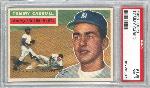 1956 Topps Baseball- #139 Tommy Carroll, New York Yankees- PSA NM 7