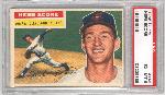 1956 Topps Baseball- #140 Herb Score, Indians- PSA Ex-Mt 6 