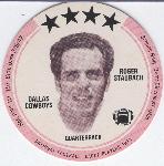1976 Saga Discs- Roger Staubach, Cowboys