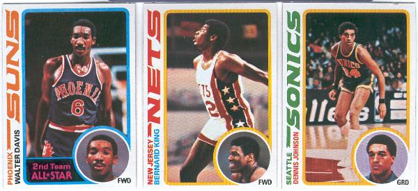 1978-79 Topps Basketball Complete Set of 132