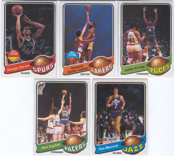 1979-80 Topps Basketball Complete Set of 132