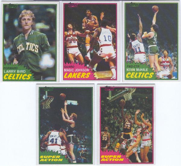 1981-82 Topps Basketball Complete Set of 198