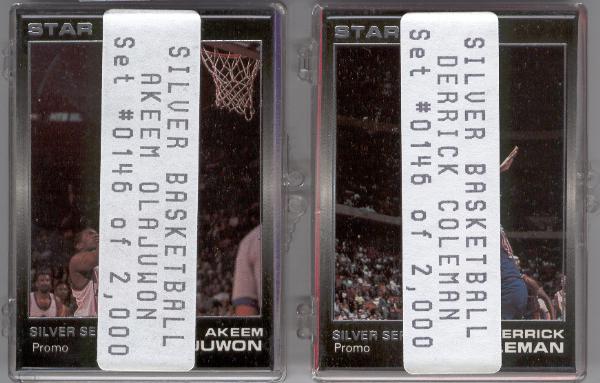 1990 Star Co. "Silver Series"- 2 Diff. Complete Sets of 9+ Promo of Each! 