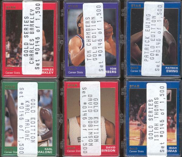 1990 Star Co. "Gold"- 6 Diff. Complete Sets of 9