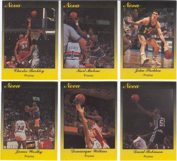 1990 Star Co. "Nova" Promo Cards- 6 Diff.