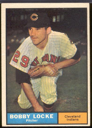 1961 Topps Bb Hi#- #537 B. Locke, Indians
