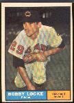 1961 Topps Bb Hi#- #537 B. Locke, Indians