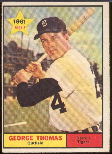 1961 Topps Bb Hi# -#544 G. Thomas,Tigers