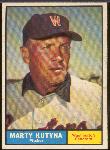1961 Topps Bb Hi# -#546 Kutyna, Senators