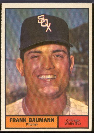 1961 Topps Bb Hi# -#550 Baumann, White Sox
