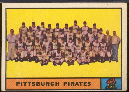 1961 Topps Bb Hi# -#554 Pirates