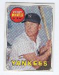 1969 T Bb- #500 Mickey Mantle