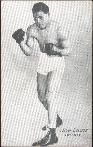 1940’s-50’s Exhibit Boxing- Joe Louis, Detroit