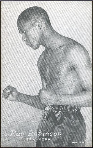 1940’s-50’s Exhibit Boxing- Ray Robinson, New York