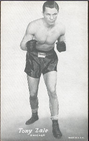 1940’s-50’s Exhibit Boxing- Tony Zale, Chicago