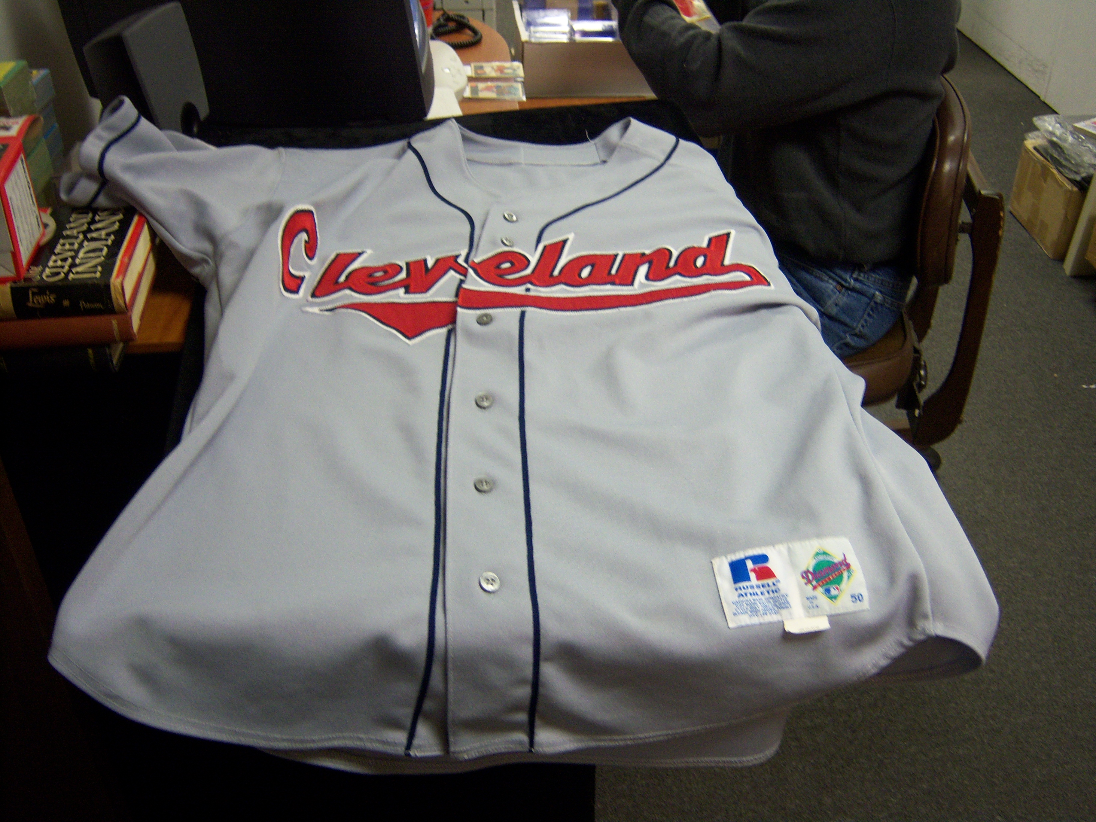 cleveland indians game worn
