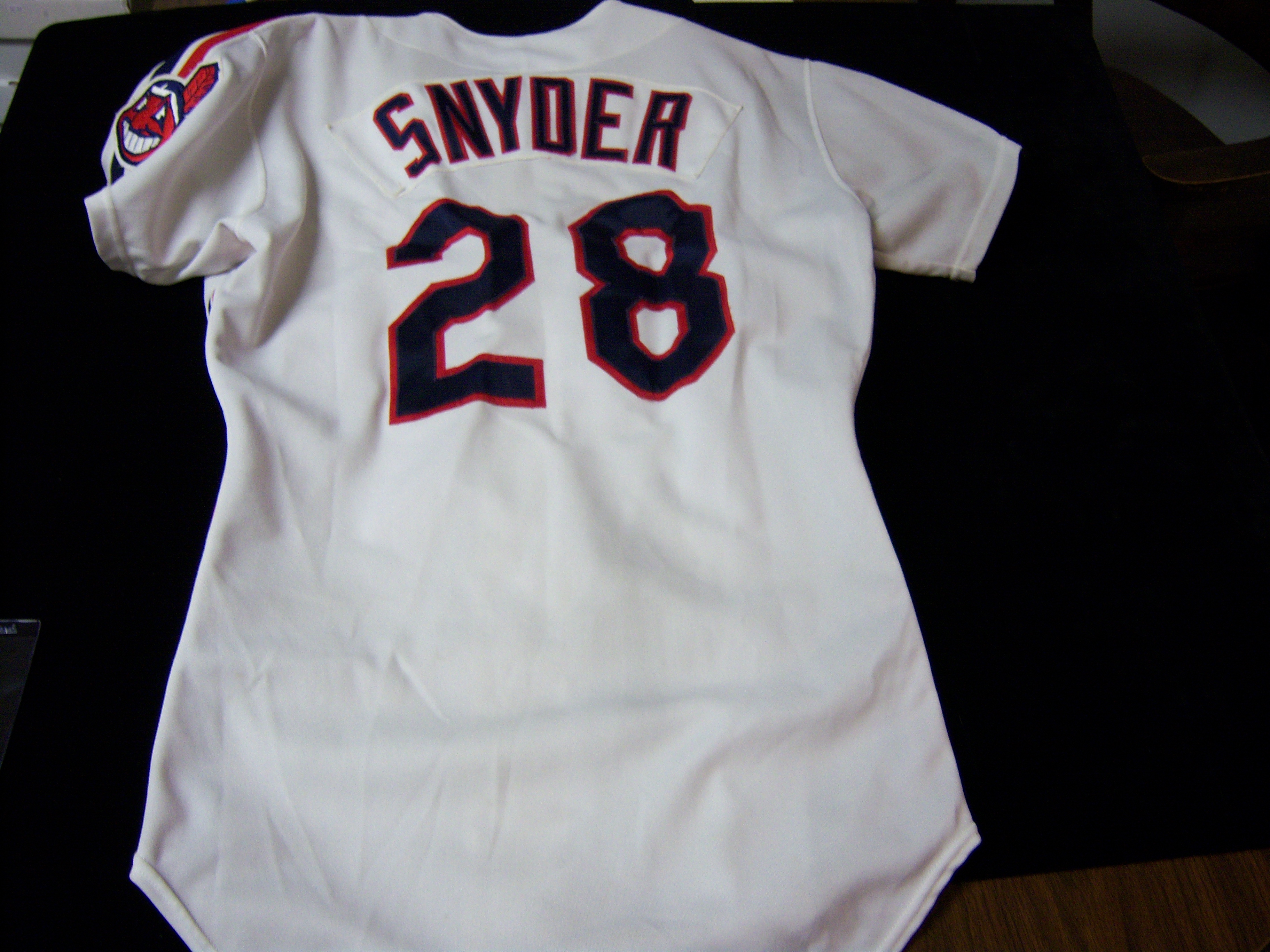 Lot Detail - 1989 Cory Snyder Cleveland Indians Game Used Autographed  Baseball Jersey