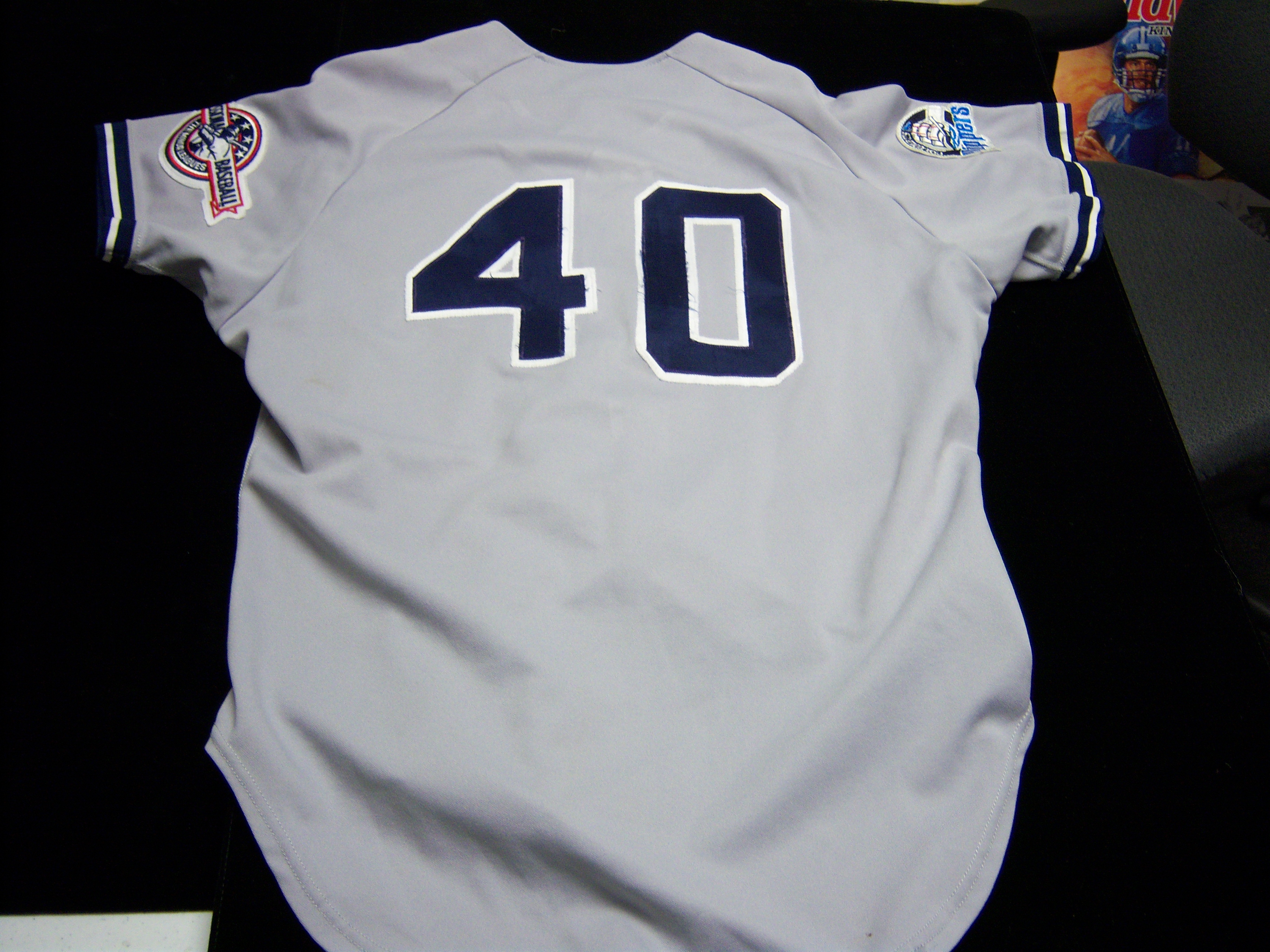 Lot Detail - 1990's Columbus Clippers Bsbl. Replica Jersey- #40 Hopalong  Cassidy- Autographed by Cassidy