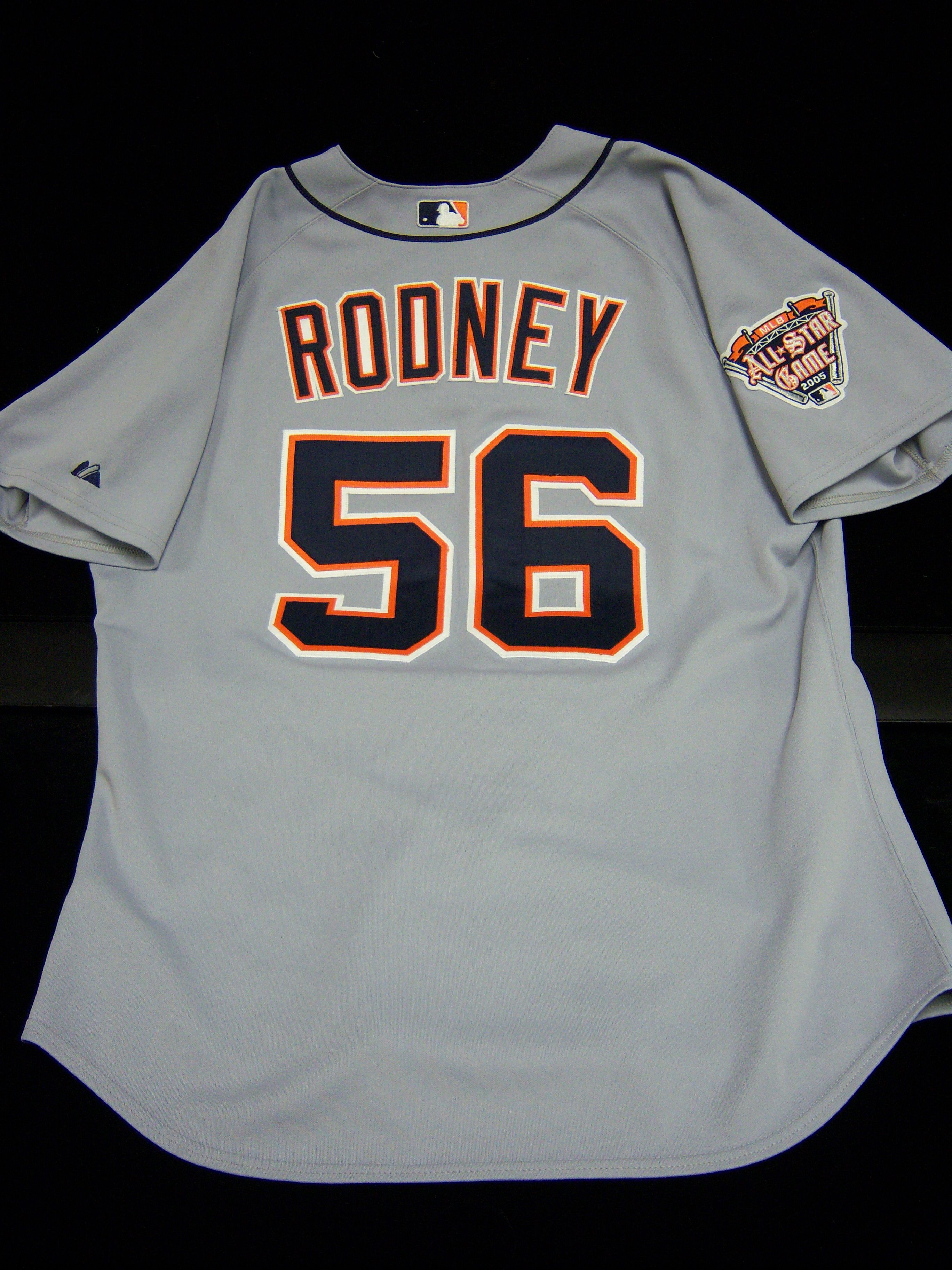 Fernando Rodney #56 Detroit Tigers Team-Issued Home Jersey (MLB