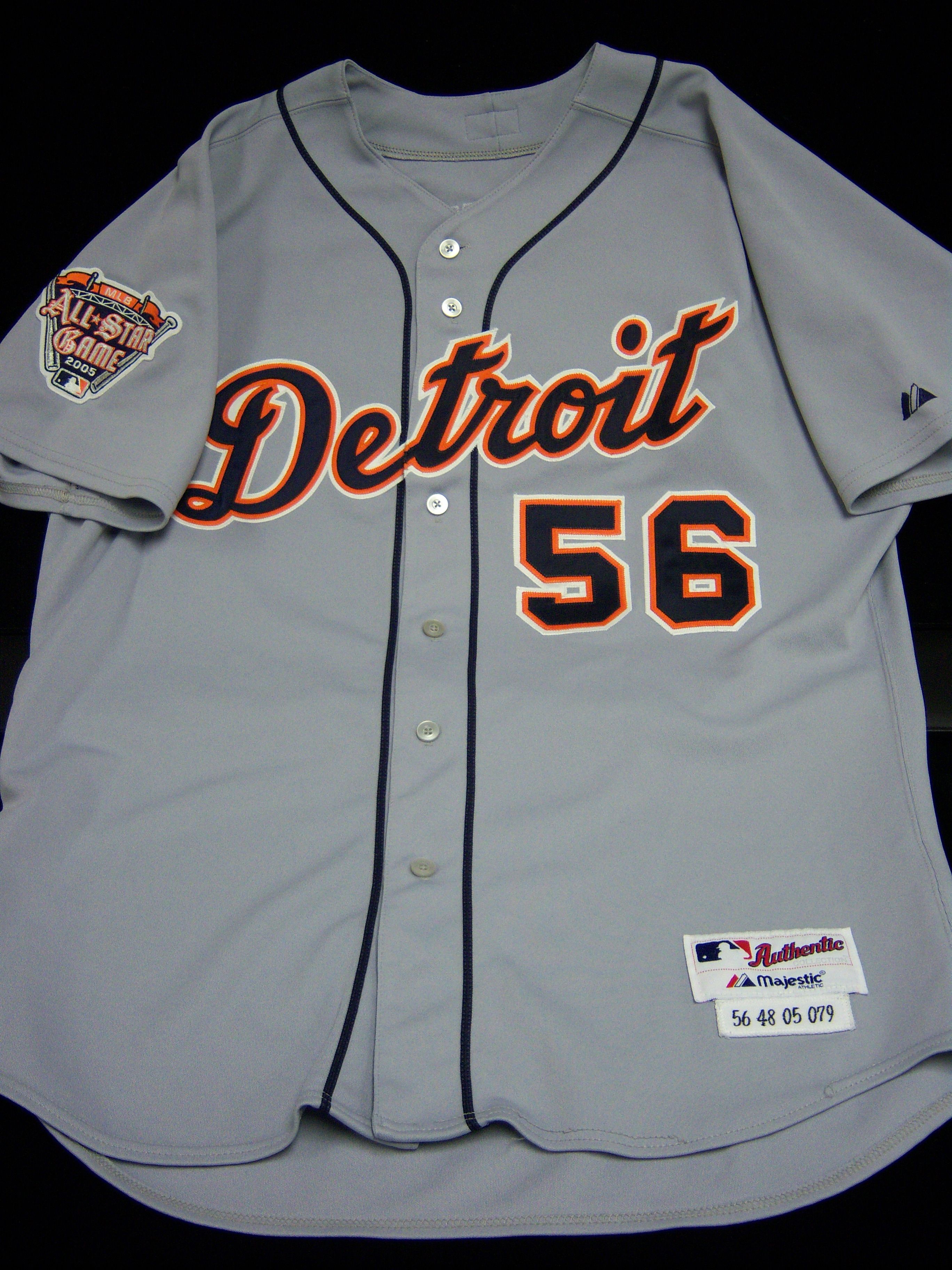 Fernando Rodney #56 Detroit Tigers Team-Issued Home Jersey (MLB