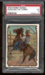 1909 T53 Cowboy Series- Hurdling The Corral- PSA Ex 5 
