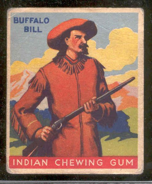 1930’s Goudey Indian Gum- #60 Buffalo Bill-Series of 96
