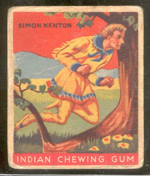 1930’s Goudey Indian Gum- #63 Simon Kenton- Series of 96